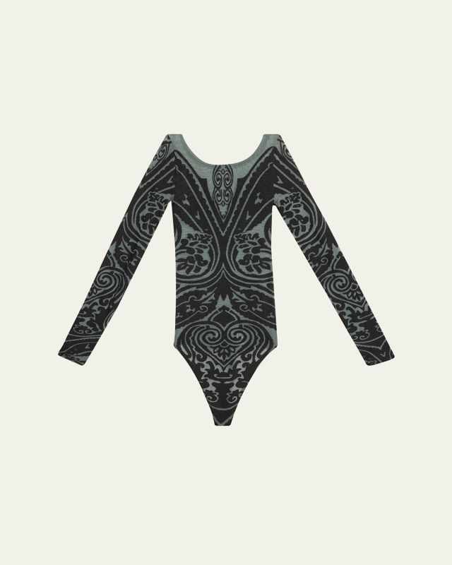 x Etro Tattoo String Bodysuit